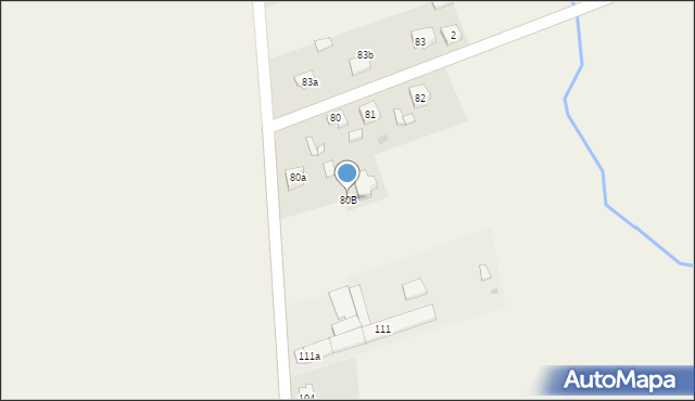 Młodojewo, Młodojewo, 80B, mapa Młodojewo