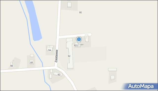 Młodojewo, Młodojewo, 92/2, mapa Młodojewo