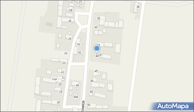 Młodoszowice, Młodoszowice, 44, mapa Młodoszowice