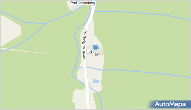 Młodów, Młodów, 38a, mapa Młodów