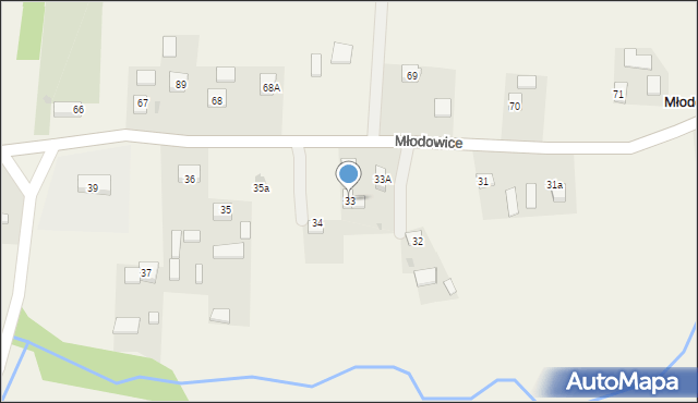 Młodowice, Młodowice, 33, mapa Młodowice