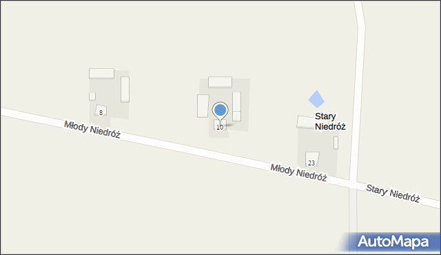 Młody Niedróż, Młody Niedróż, 10, mapa Młody Niedróż
