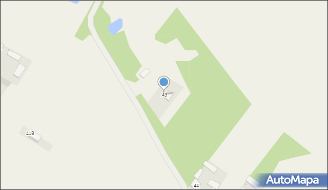 Młodynie Górne, Młodynie Górne, 43, mapa Młodynie Górne