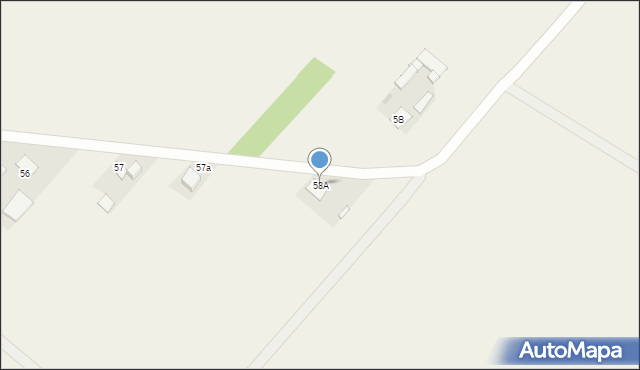 Młodynie Górne, Młodynie Górne, 58A, mapa Młodynie Górne