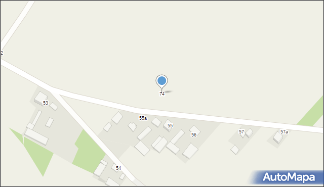 Młodynie Górne, Młodynie Górne, 74, mapa Młodynie Górne