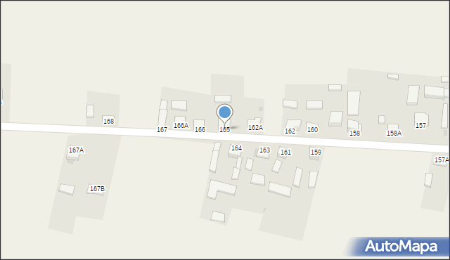 Młodzawy Duże, Młodzawy Duże, 165, mapa Młodzawy Duże