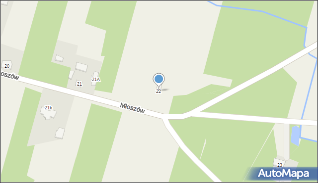 Młoszów, Młoszów, 22, mapa Młoszów