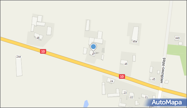 Młotkowo-Wieś, Młotkowo-Wieś, 47, mapa Młotkowo-Wieś