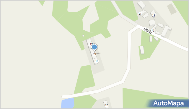 Młoty, Młoty, 19, mapa Młoty