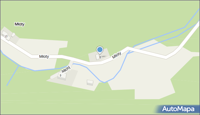 Młoty, Młoty, 8, mapa Młoty