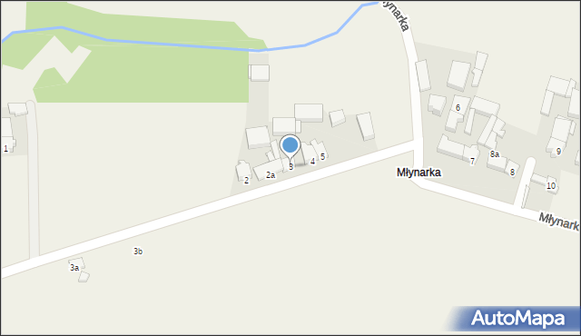 Młynarka, Młynarka, 3, mapa Młynarka