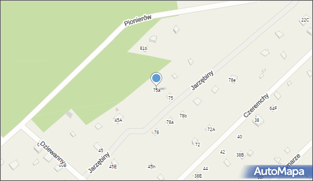 Młynarze, Młynarze, 75a, mapa Młynarze