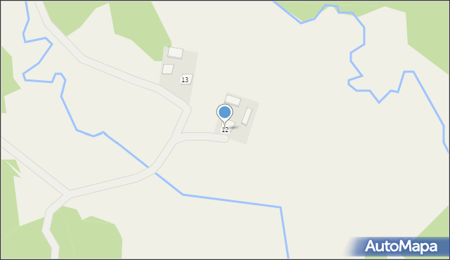 Młynek, Młynek, 12, mapa Młynek