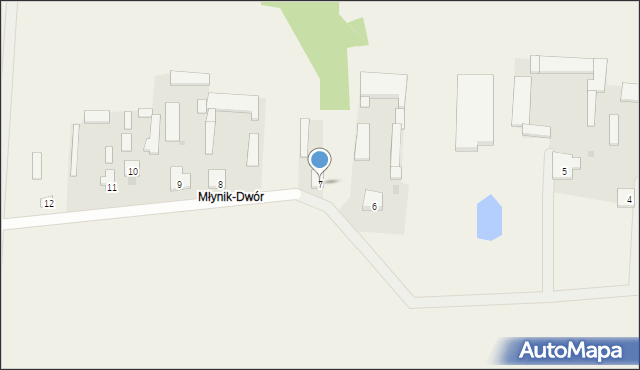 Młynik, Młynik, 7, mapa Młynik