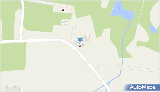 Młyniska, Młyniska, 1a, mapa Młyniska