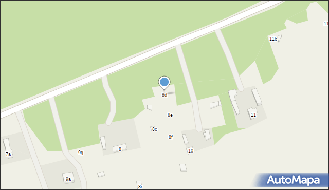 Młyniska, Młyniska, 8d, mapa Młyniska