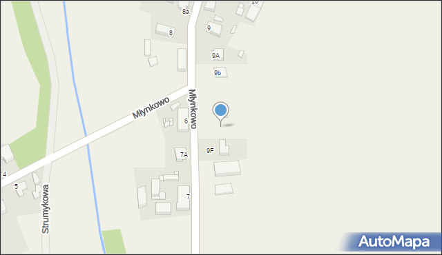 Młynkowo, Młynkowo, 9e, mapa Młynkowo