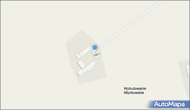Młynkowo, Młynkowo, 148, mapa Młynkowo