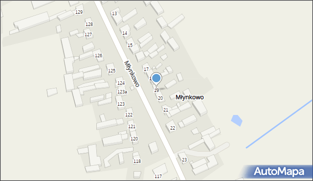 Młynkowo, Młynkowo, 19, mapa Młynkowo