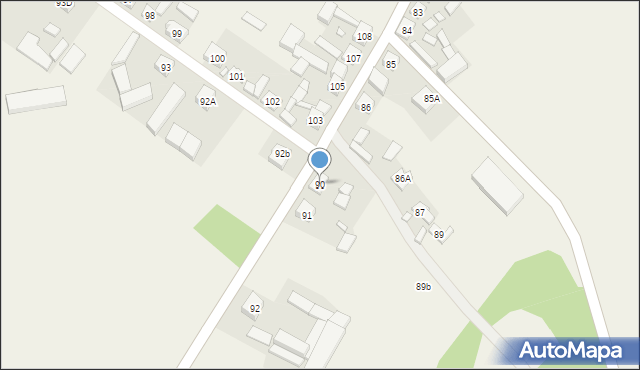Młynkowo, Młynkowo, 90, mapa Młynkowo