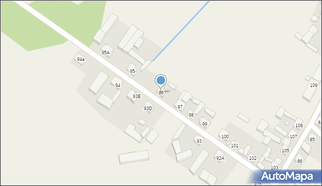 Młynkowo, Młynkowo, 96, mapa Młynkowo