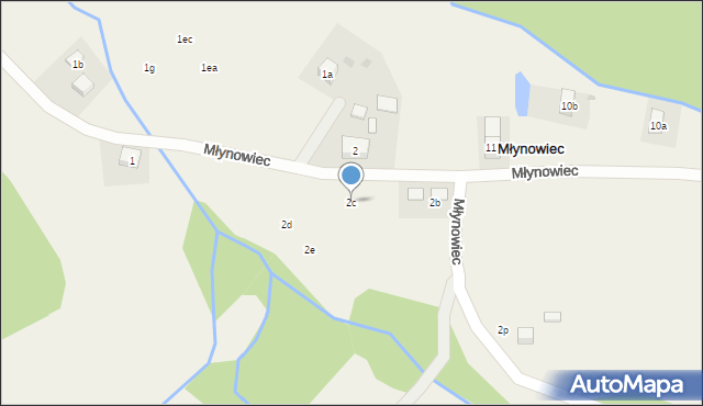 Młynowiec, Młynowiec, 2c, mapa Młynowiec