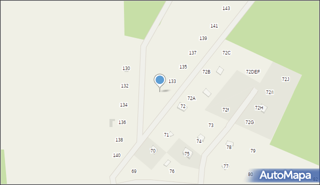 Młyńsk, Młyńsk, 131, mapa Młyńsk