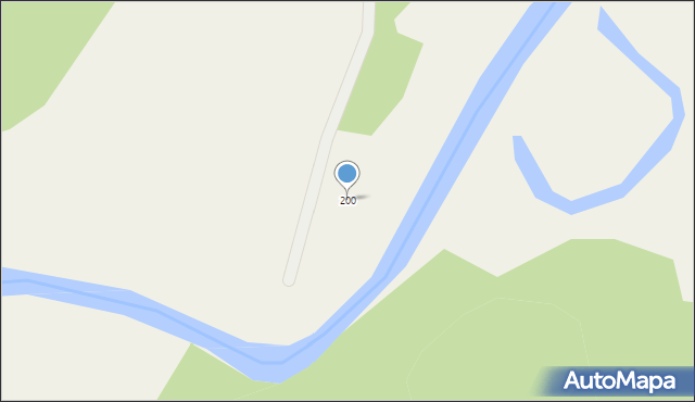 Młyńsk, Młyńsk, 200, mapa Młyńsk