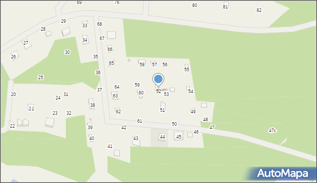 Młyńsk, Młyńsk, 52, mapa Młyńsk