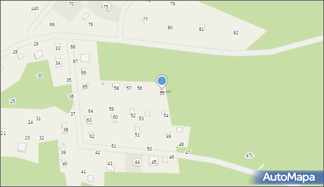 Młyńsk, Młyńsk, 55, mapa Młyńsk