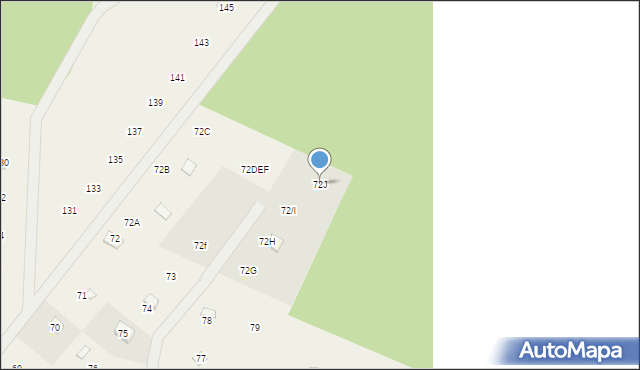 Młyńsk, Młyńsk, 72J, mapa Młyńsk