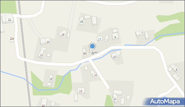 Młyńsko, Młyńsko, 16, mapa Młyńsko
