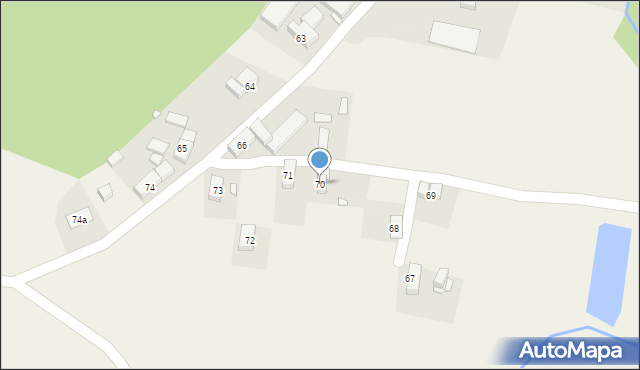 Młyńsko, Młyńsko, 70, mapa Młyńsko