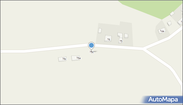 Młyńsko, Młyńsko, 75c, mapa Młyńsko