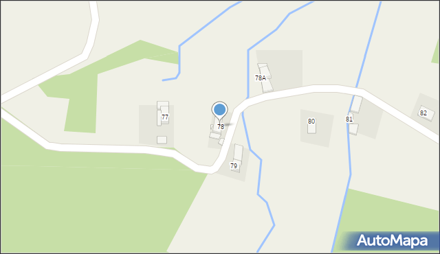 Młyńsko, Młyńsko, 78, mapa Młyńsko