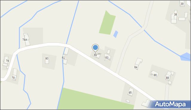 Młyńsko, Młyńsko, 82, mapa Młyńsko