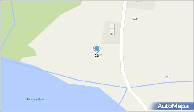 Młyńsko, Młyńsko, 92c, mapa Młyńsko