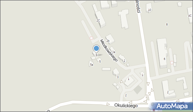 Mrągowo, Młodkowskiego, 7, mapa Mrągowo