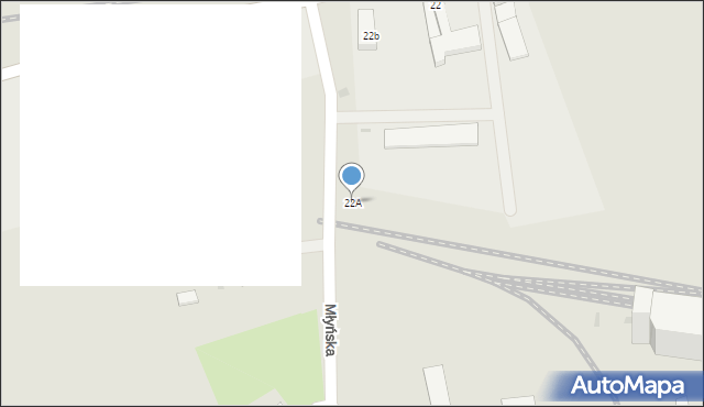 Nakło nad Notecią, Młyńska, 22A, mapa Nakło nad Notecią