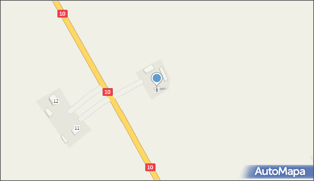 Nowa Góra, Młyńska, 9, mapa Nowa Góra