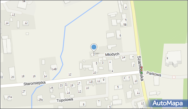 Nowa Wieś, Młodych, 2, mapa Nowa Wieś