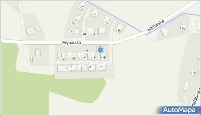 Nowa Wieś Lęborska, Młynarska, 7b, mapa Nowa Wieś Lęborska