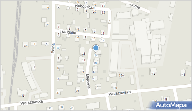 Nowy Dwór Gdański, Mleczna, 14, mapa Nowy Dwór Gdański