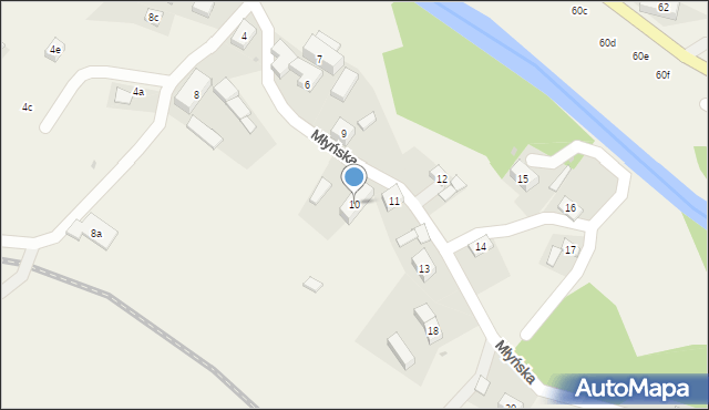 Ołdrzychowice Kłodzkie, Młyńska, 10, mapa Ołdrzychowice Kłodzkie