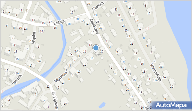 Olecko, Młynowa, 18, mapa Olecko