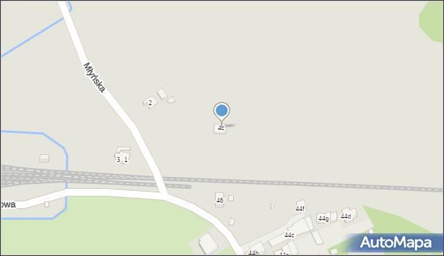Otmuchów, Młyńska, 4c, mapa Otmuchów