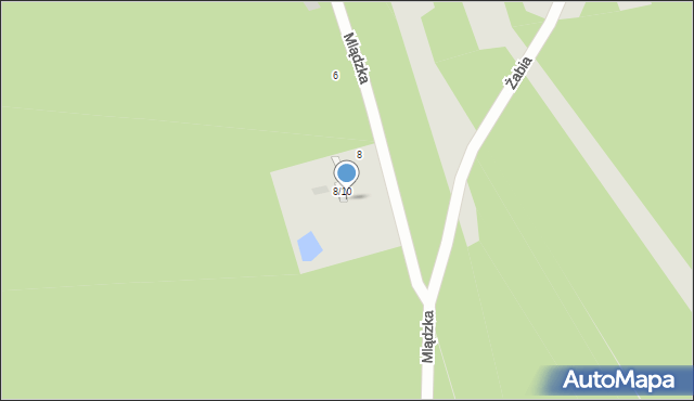 Otwock, Mlądzka, 8/10, mapa Otwock