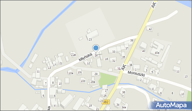 Paczków, Młyńska, 14, mapa Paczków