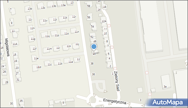 Piaseczno, Mleczarska, 40, mapa Piaseczno