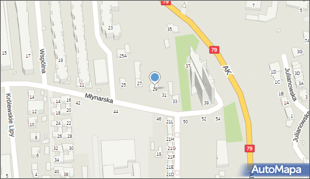 Piaseczno, Młynarska, 29, mapa Piaseczno